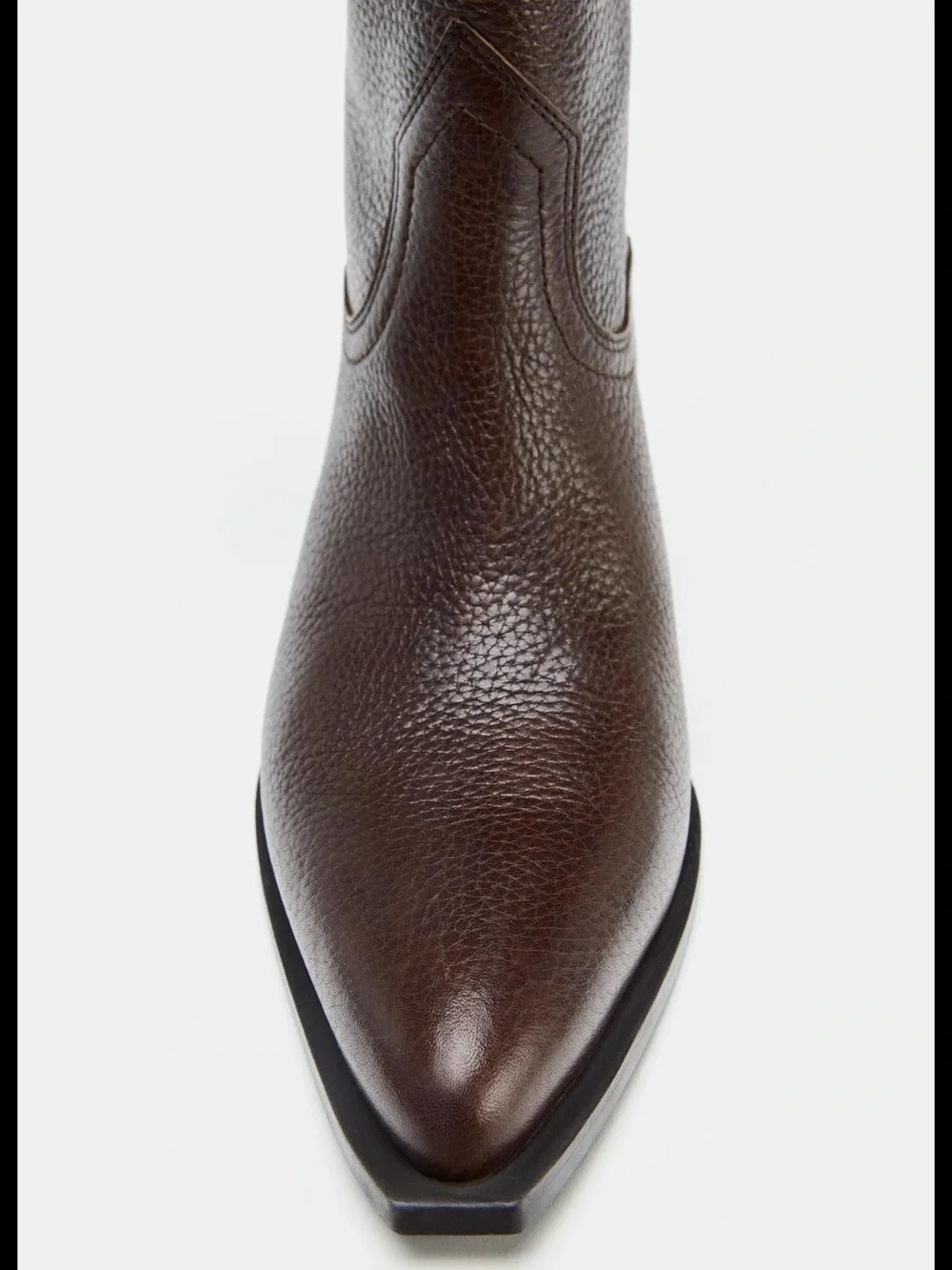 ZARA  100% Leather NWT LEATHER ❗️HIGH BOOTS SIZE 6.5